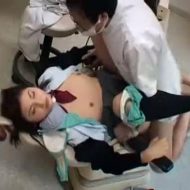 【ロリレイプ動画】鬼畜注意！歯科医に強力な麻酔を打たれて失神した女子高生が診察台の上で種付けレイプされてしまう・・・
